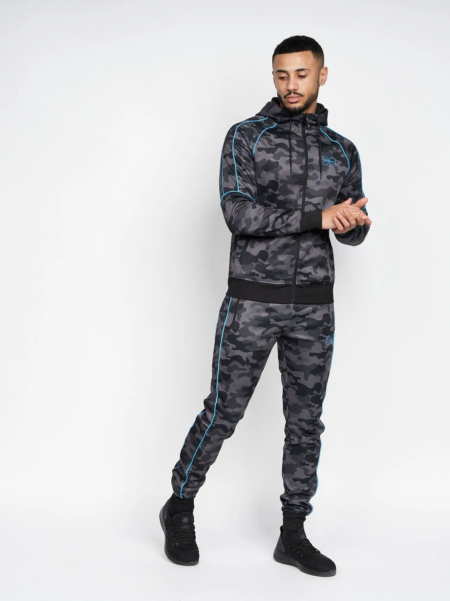 Mens Brickcount Tracktop Black Camo sold by Brand Corner