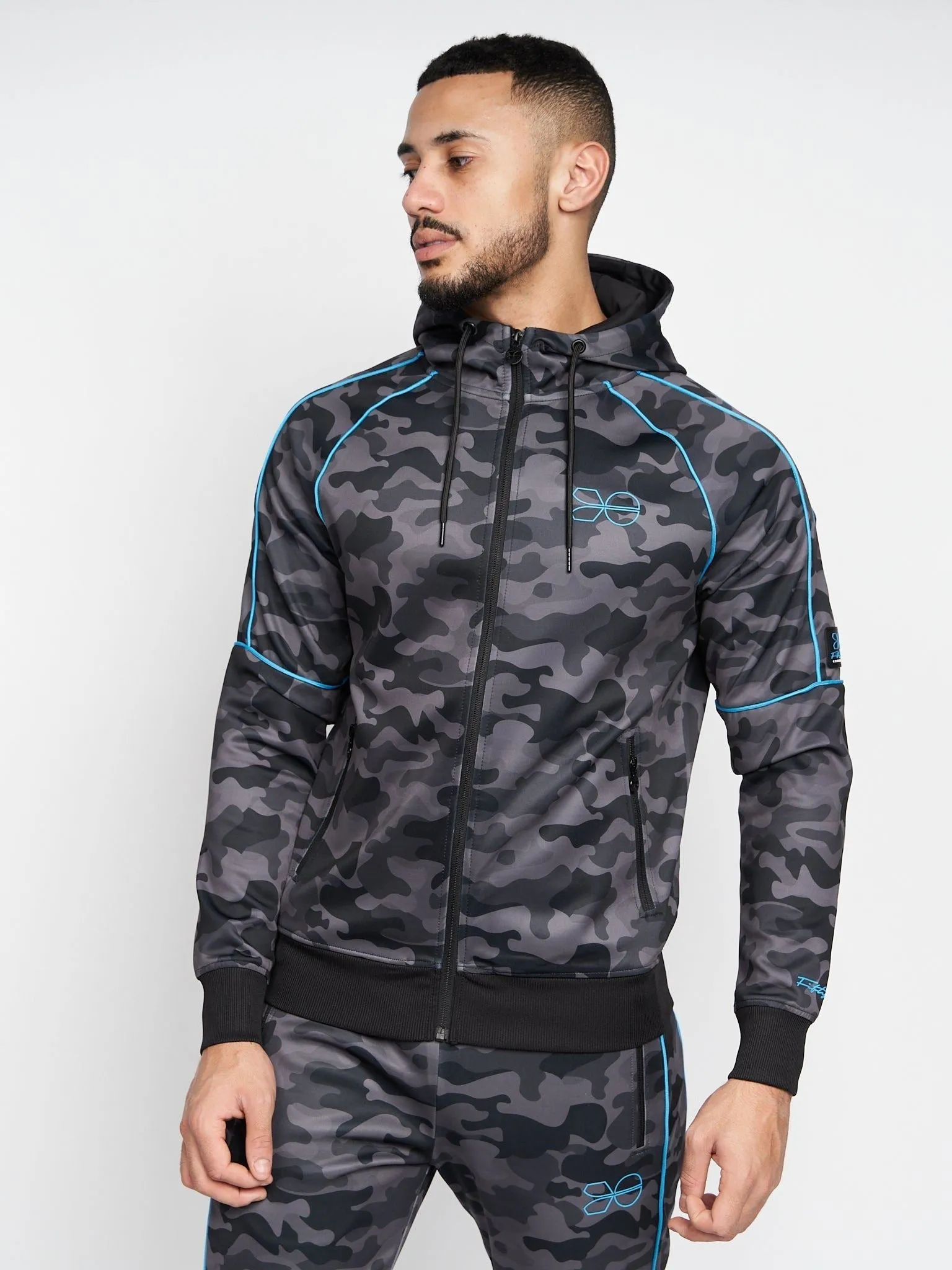 Mens Brickcount Tracktop Black Camo sold by Brand Corner product image thumbnail 3