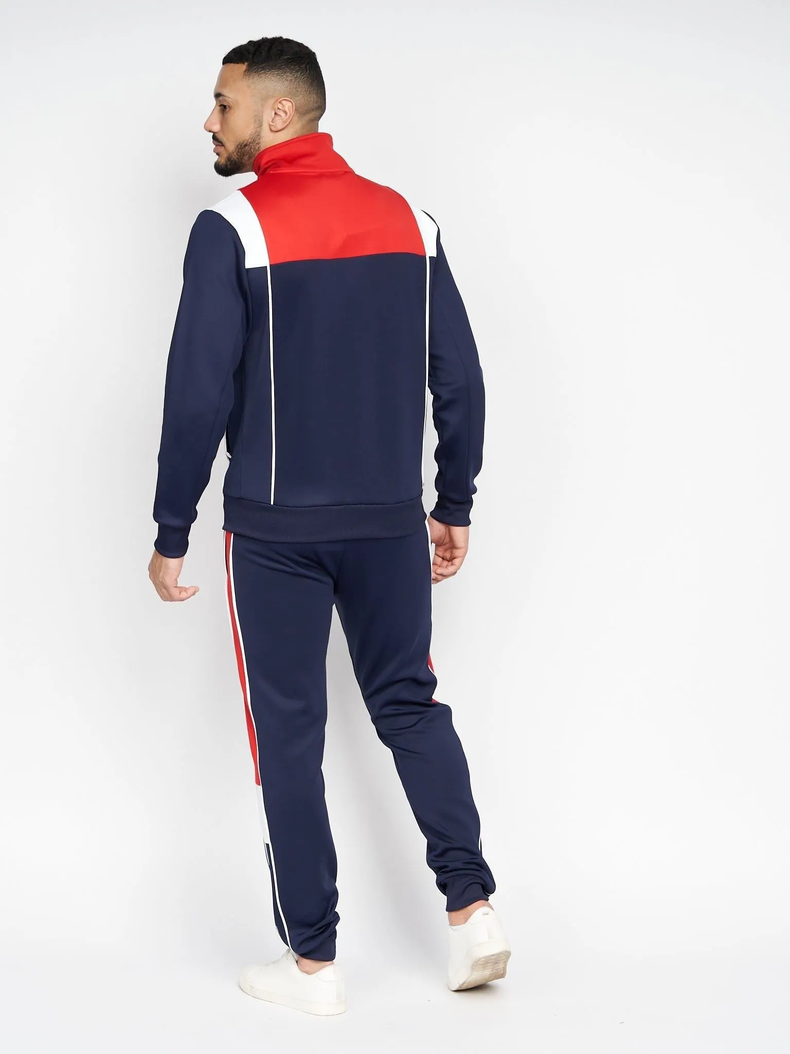 Mens Chinooks Tracksuit Navy/Red sold by Brand Corner
