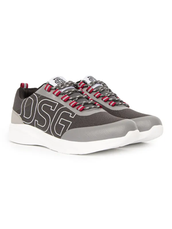 Mens Amis Trainers Grey sold by Brand Corner