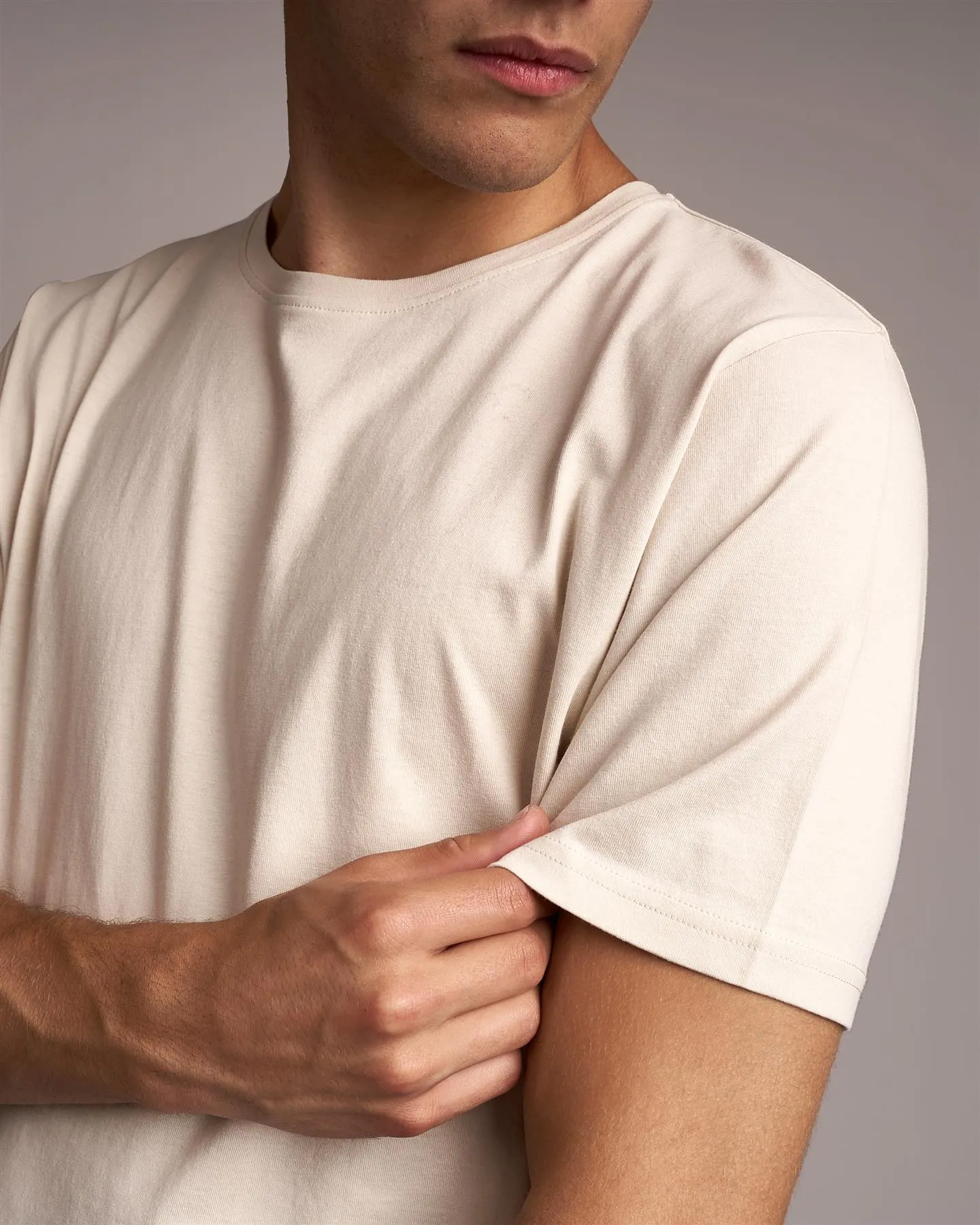 Mens Fanshaw T-Shirt Light Stone sold by Brand Corner product image thumbnail 5