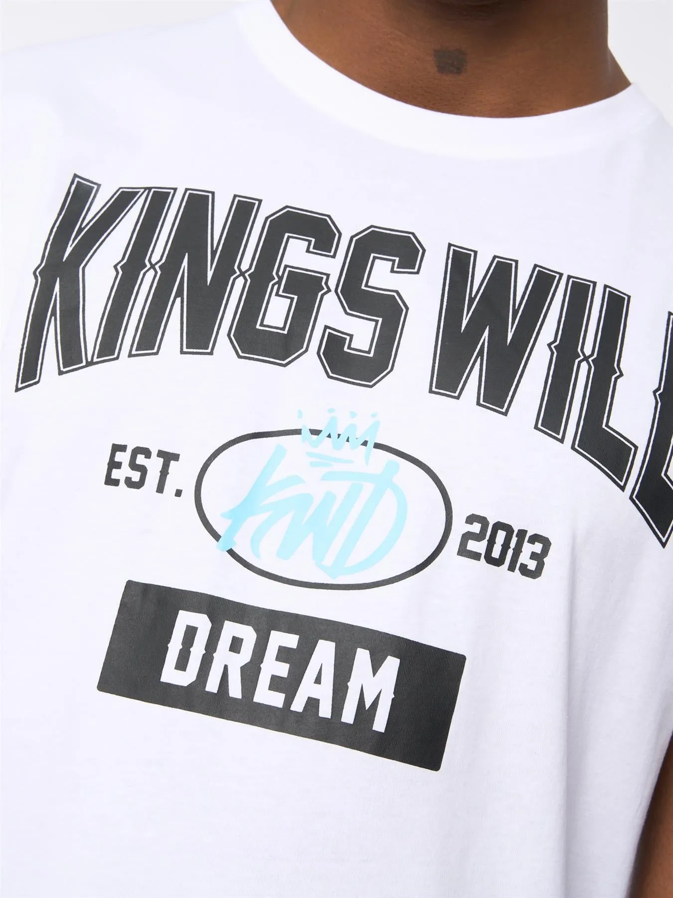 Mens Knockout T-Shirt White sold by Brand Corner product image thumbnail 5