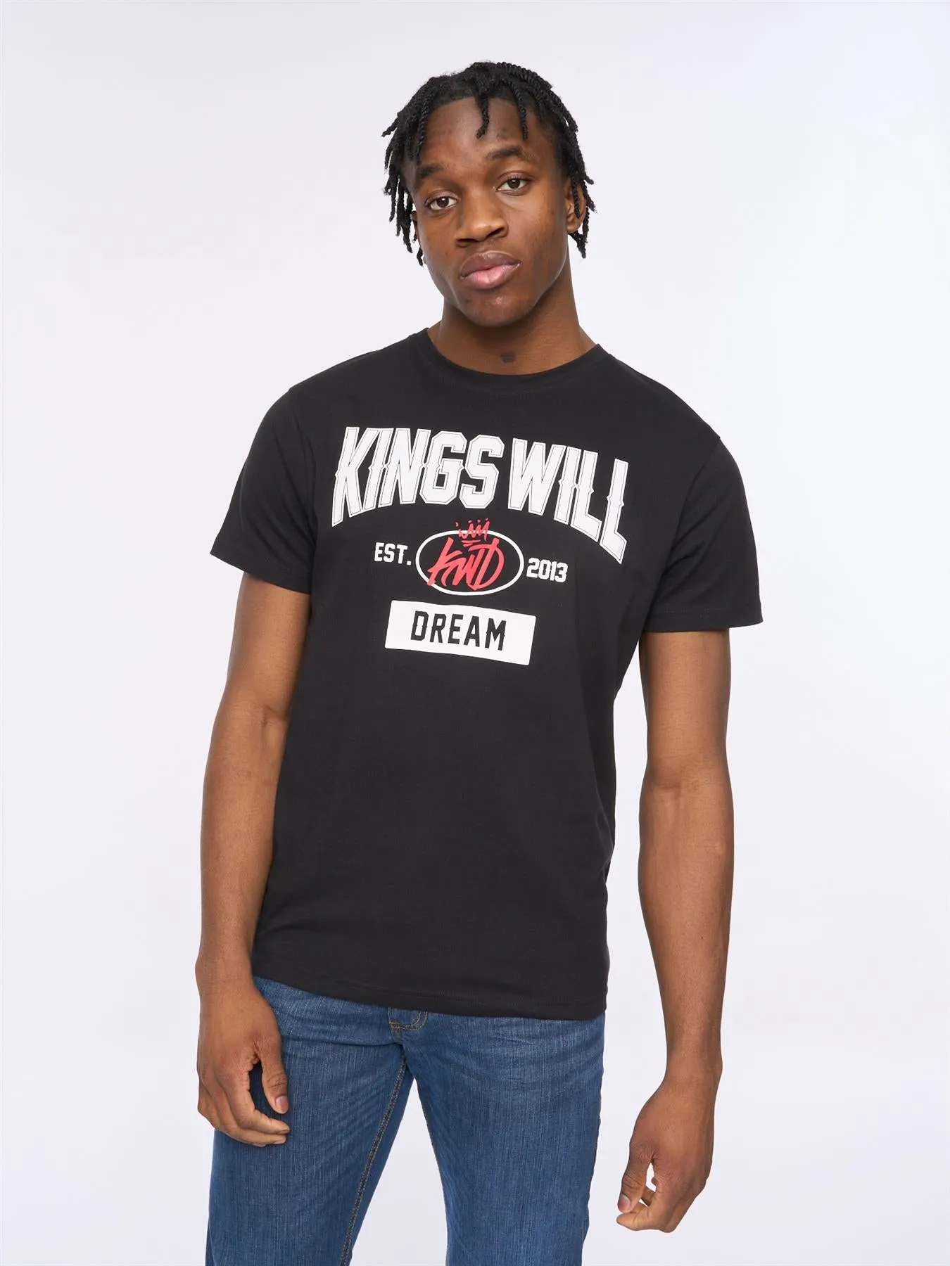 Mens Knockout T-Shirt Black sold by Brand Corner