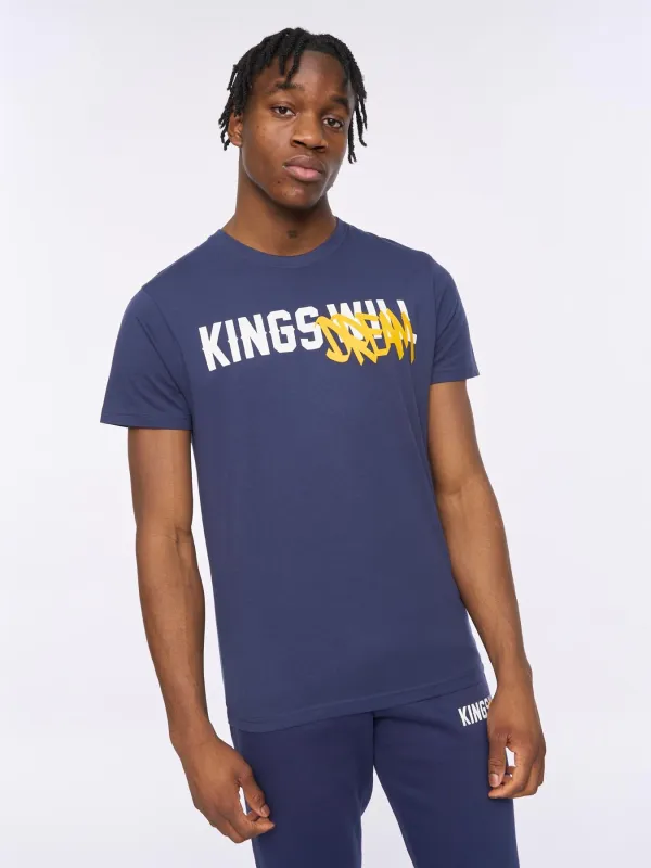 Mens Tagged T-Shirt Navy sold by Brand Corner