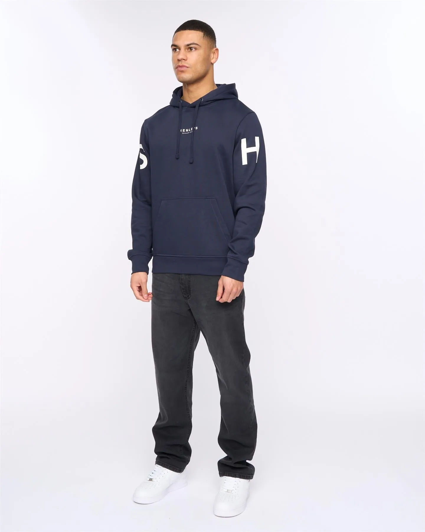 Mens Hensleeve Hoodie Navy sold by Brand Corner product image thumbnail 3