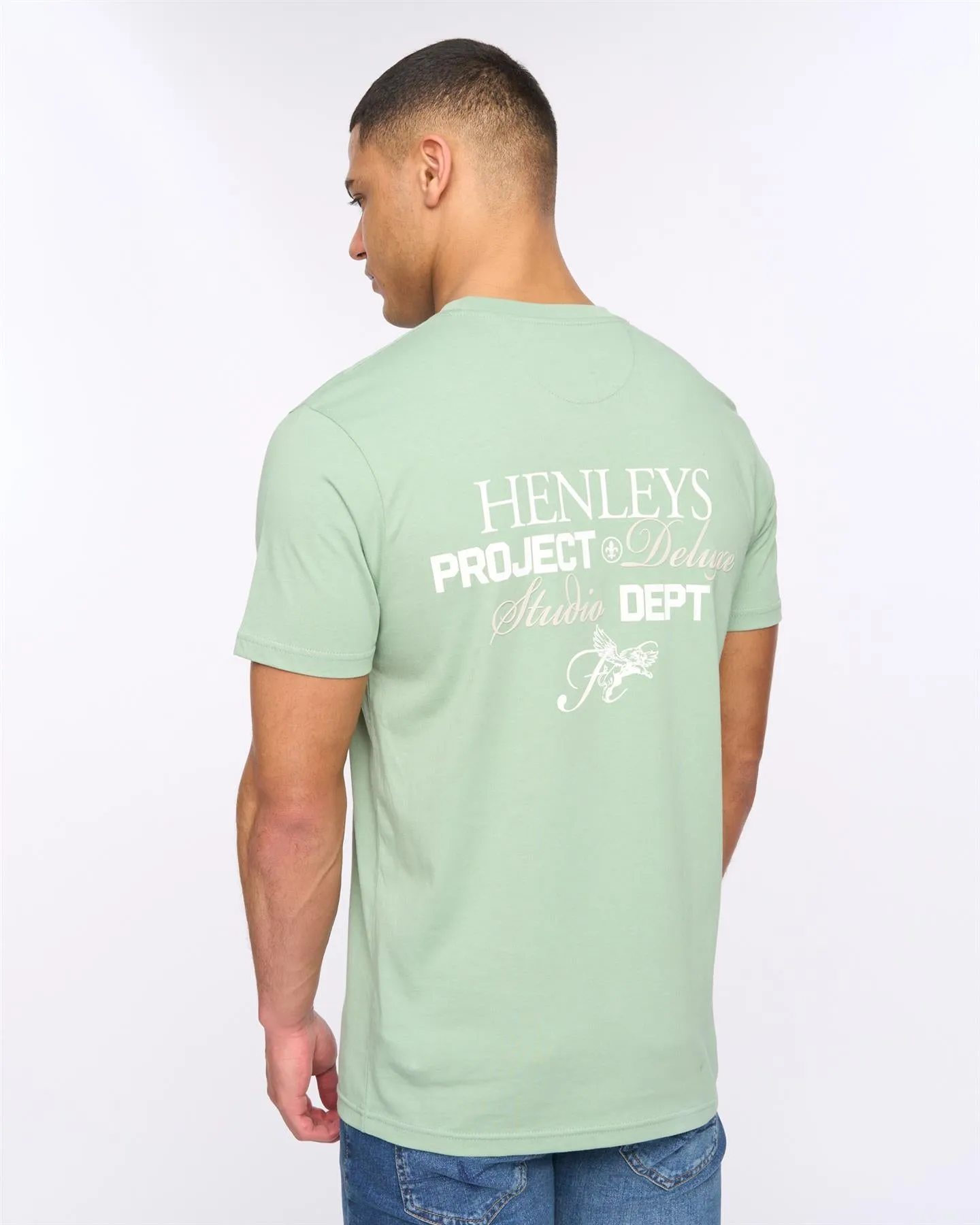 Mens Hentitled T-Shirt Sage sold by Brand Corner product image thumbnail 5