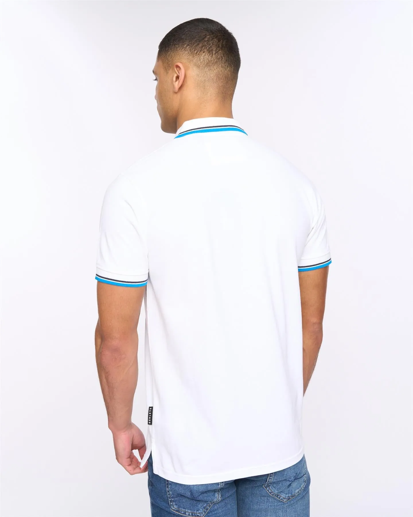 Mens Henalpha Polo Optic White sold by Brand Corner product image thumbnail 5