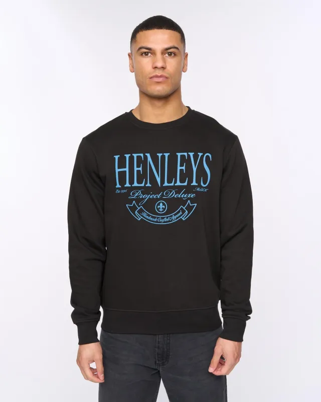 Mens Henbank Crew Black sold by Brand Corner