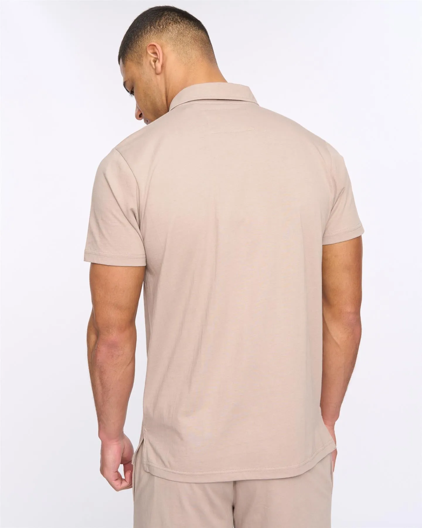 Mens Henychill Polo/Shorts Set Taupe sold by Brand Corner product image thumbnail 5