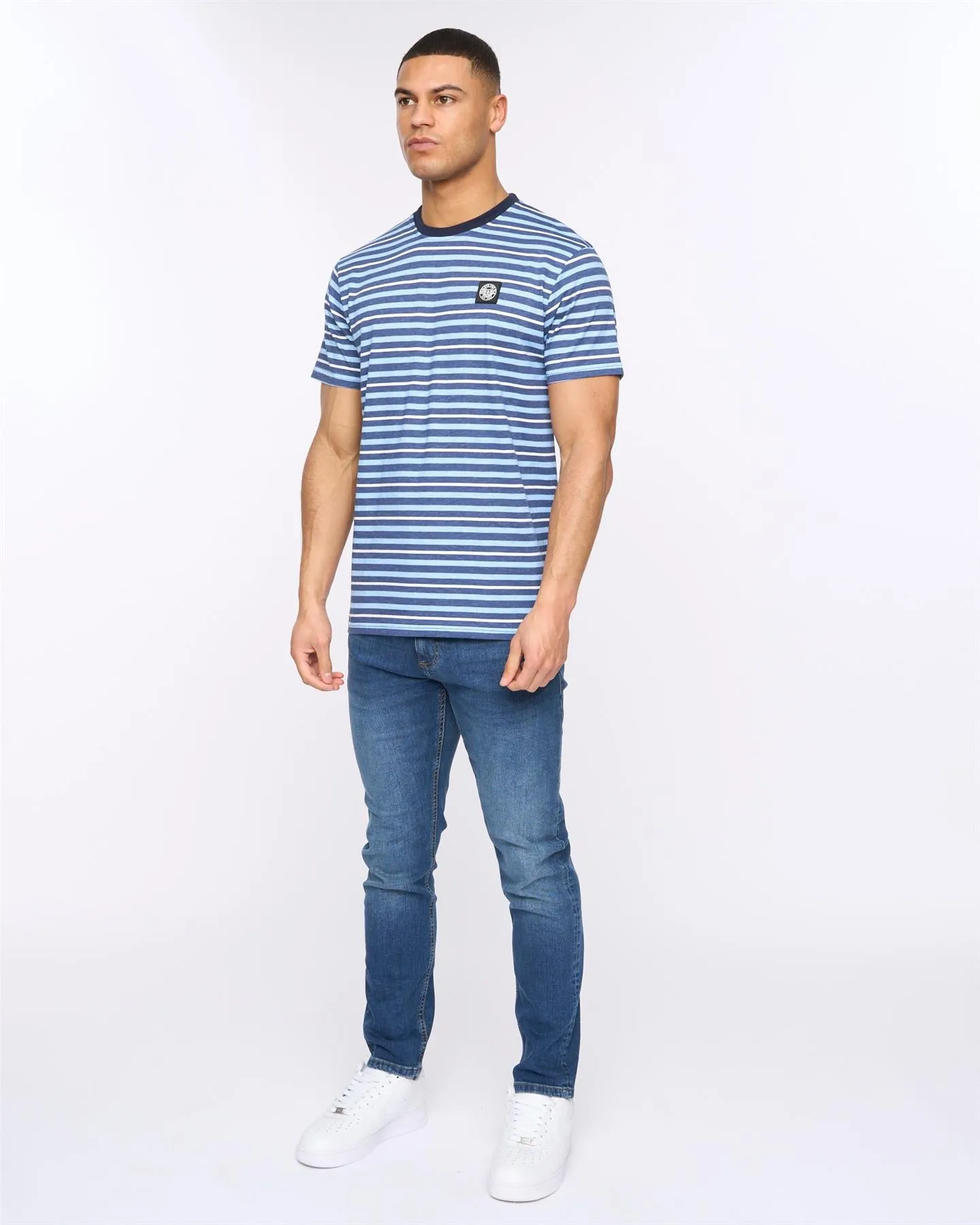 Mens Henfeed T-Shirt Navy sold by Brand Corner product image thumbnail 3