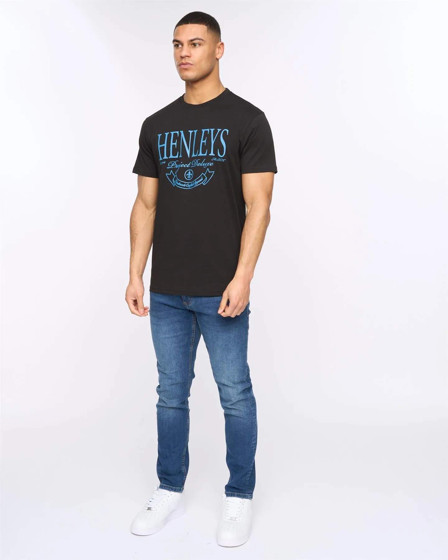 Mens Henbank T-Shirt Black sold by Brand Corner product image thumbnail 3