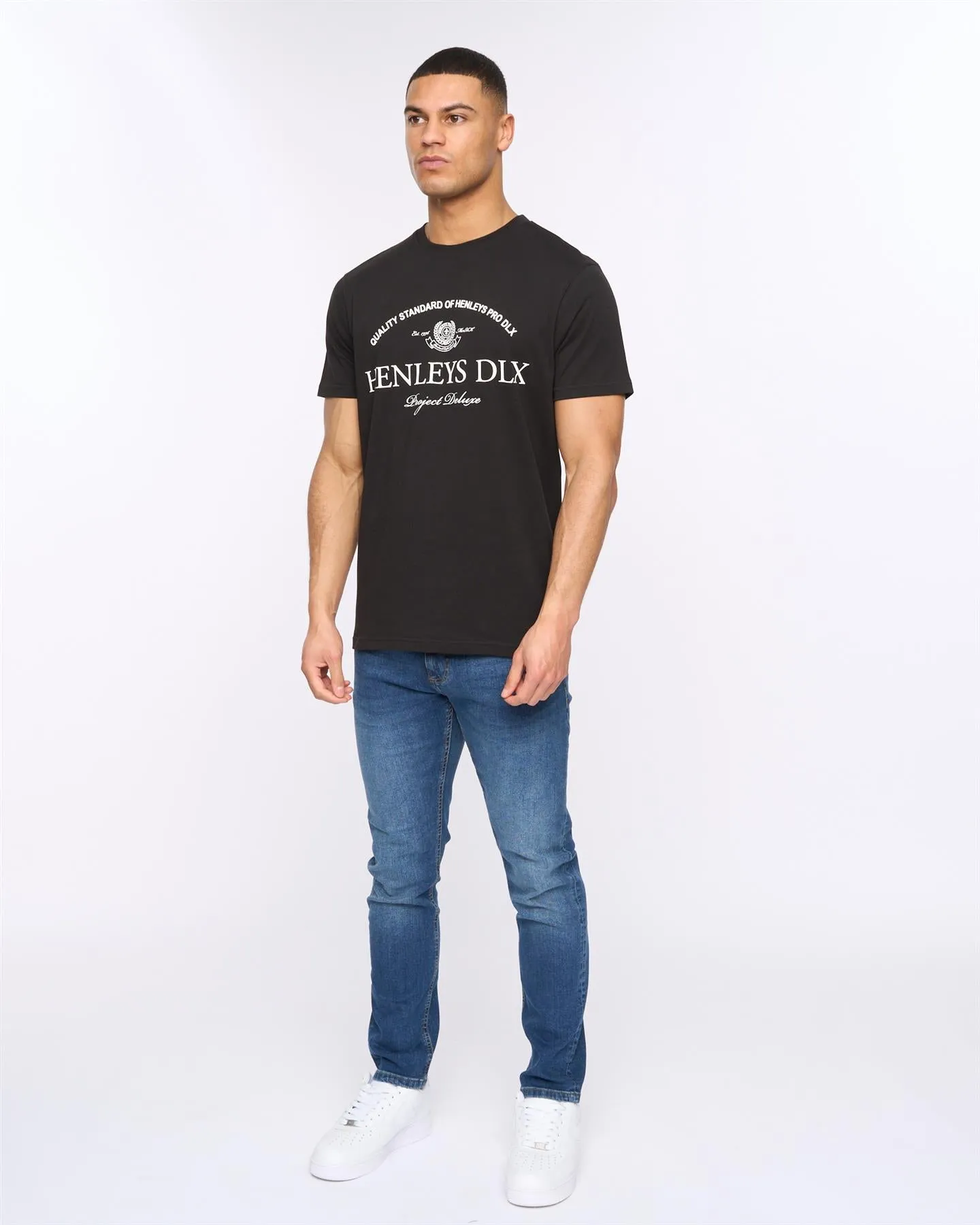 Mens Henclose T-Shirt Black sold by Brand Corner product image thumbnail 3