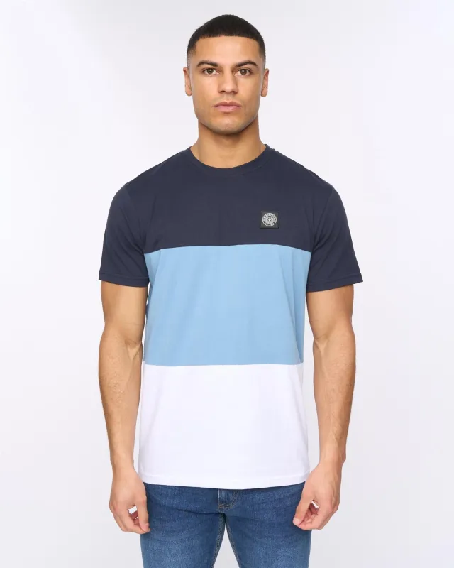 Mens Henpanel T-Shirt Navy sold by Brand Corner