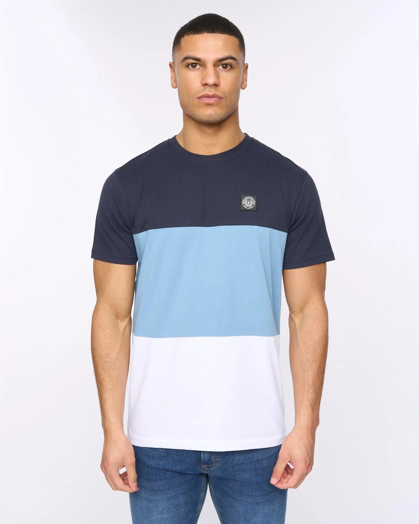Mens Henpanel T-Shirt Navy sold by Brand Corner