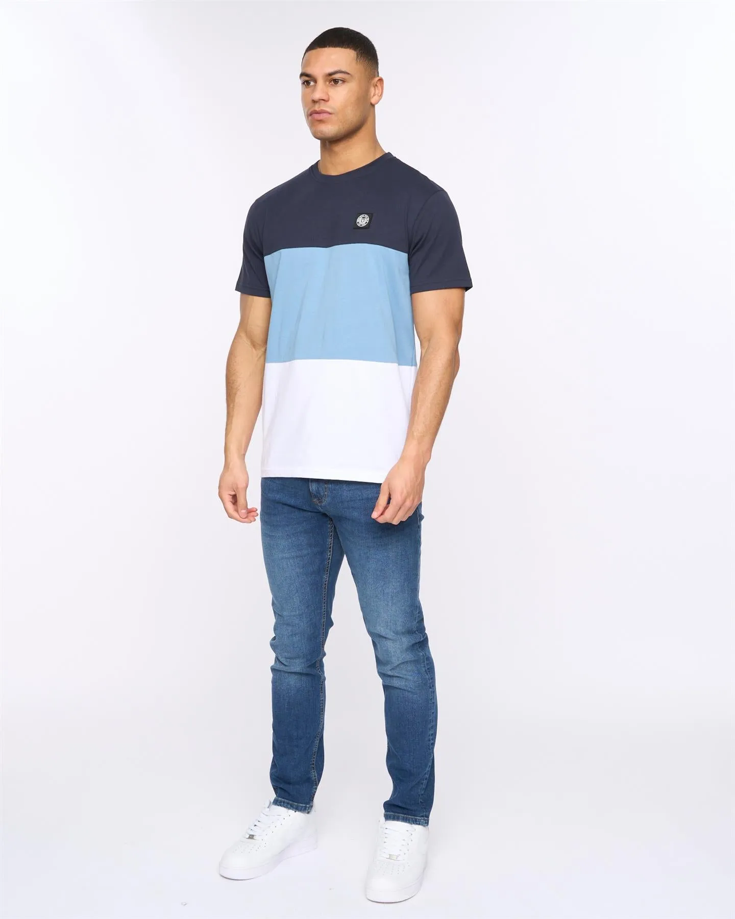Mens Henpanel T-Shirt Navy sold by Brand Corner product image thumbnail 3