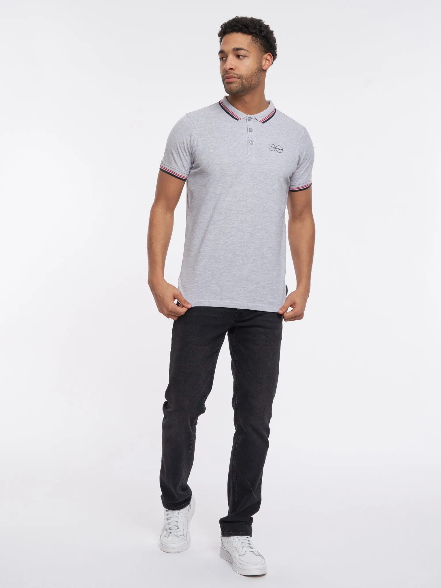 Marples Polo Grey Marl sold by Brand Corner