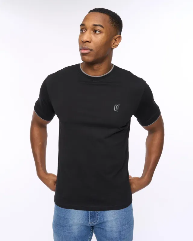 Mens Einstip T-Shirt Black sold by Brand Corner
