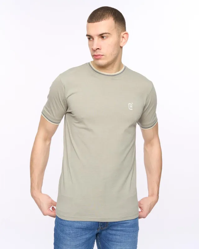 Mens Deuxtip T-Shirt Shadow Marl sold by Brand Corner