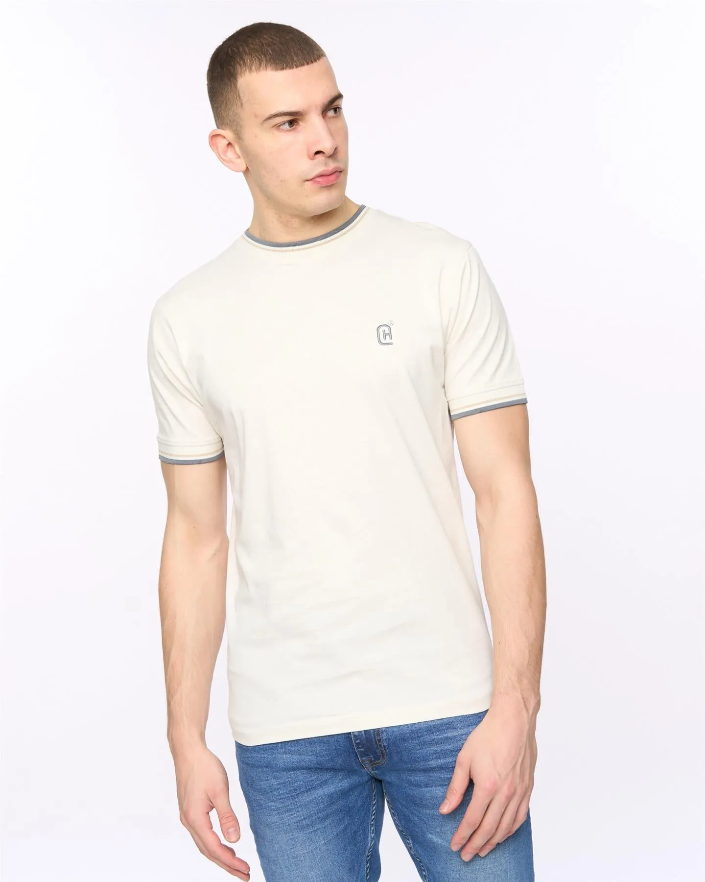 Mens Deuxtip T-Shirt Off White sold by Brand Corner product image thumbnail 2
