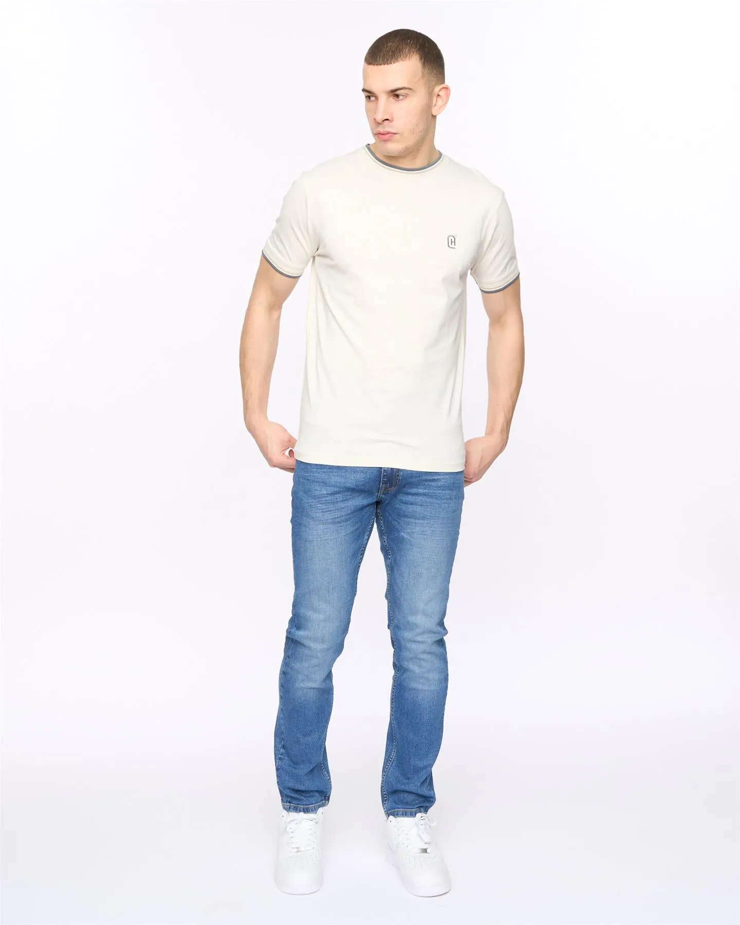Mens Deuxtip T-Shirt Off White sold by Brand Corner product image thumbnail 3