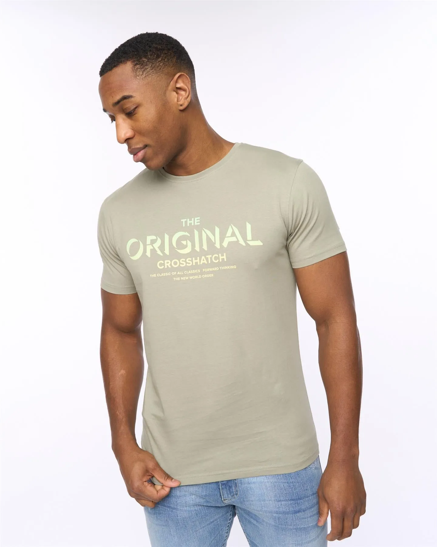 Mens Offaxis T-Shirt Sage sold by Brand Corner product image thumbnail 2