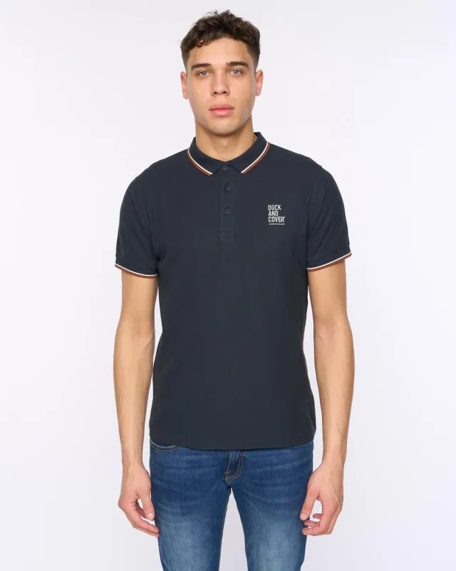 Mens Melports Polo Navy made by Brand Corner