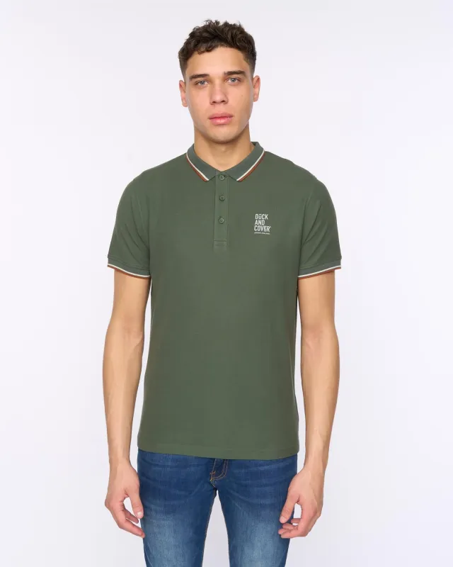 Mens Melports Polo Khaki made by Brand Corner