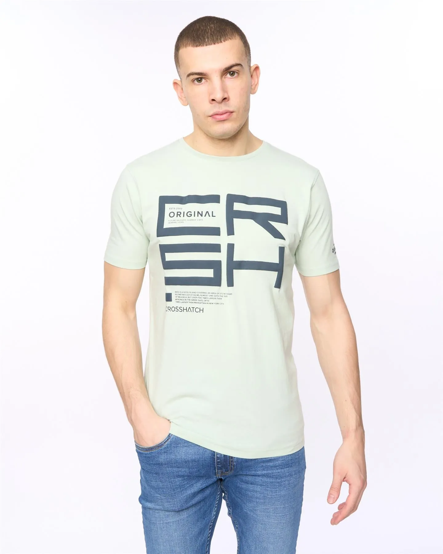 Mens Squarebox T-Shirt Mint sold by Brand Corner