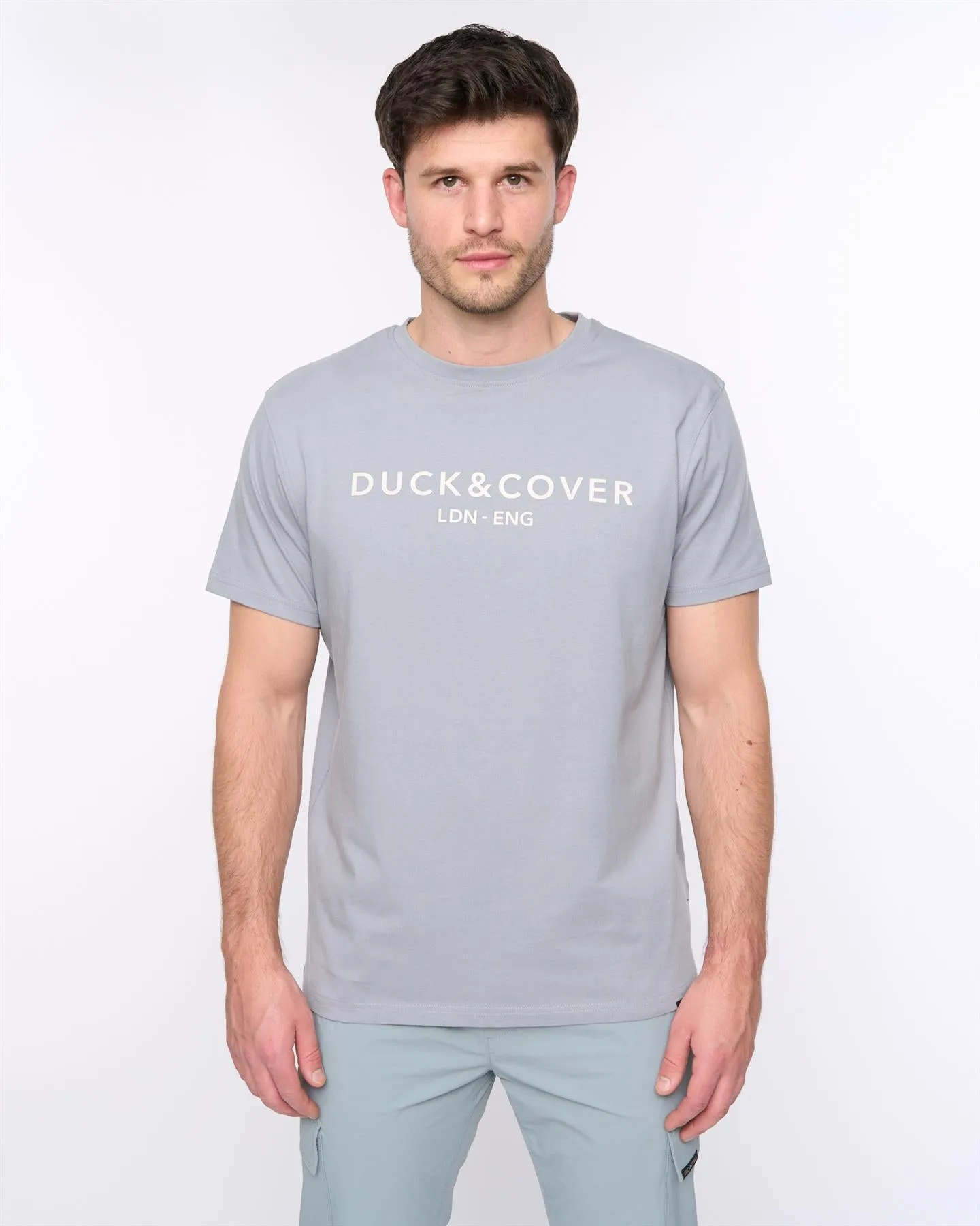 Mens Chamata T-Shirt Steel Blue sold by Brand Corner