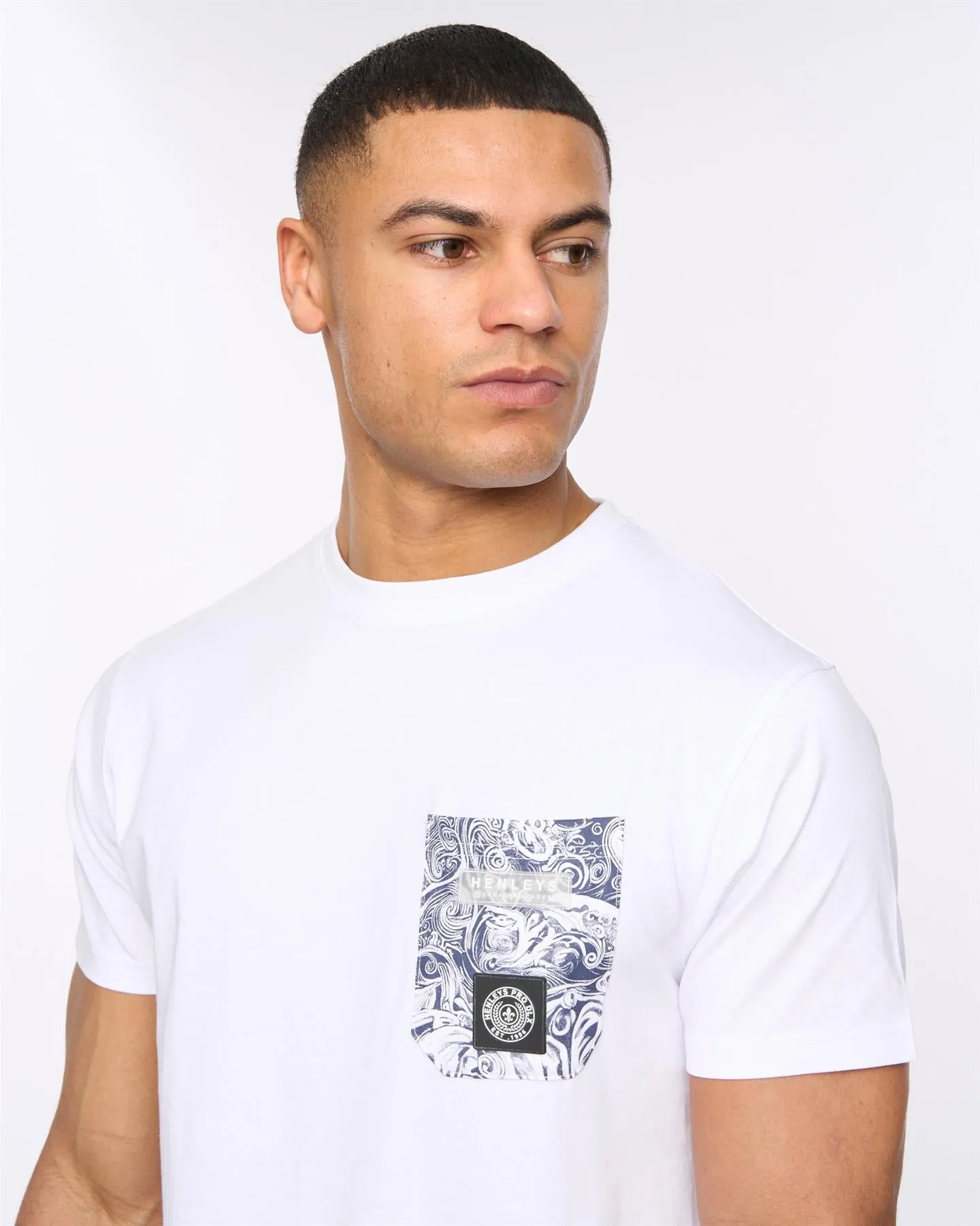 Mens Henwave T-Shirt Optic White sold by Brand Corner product image thumbnail 3