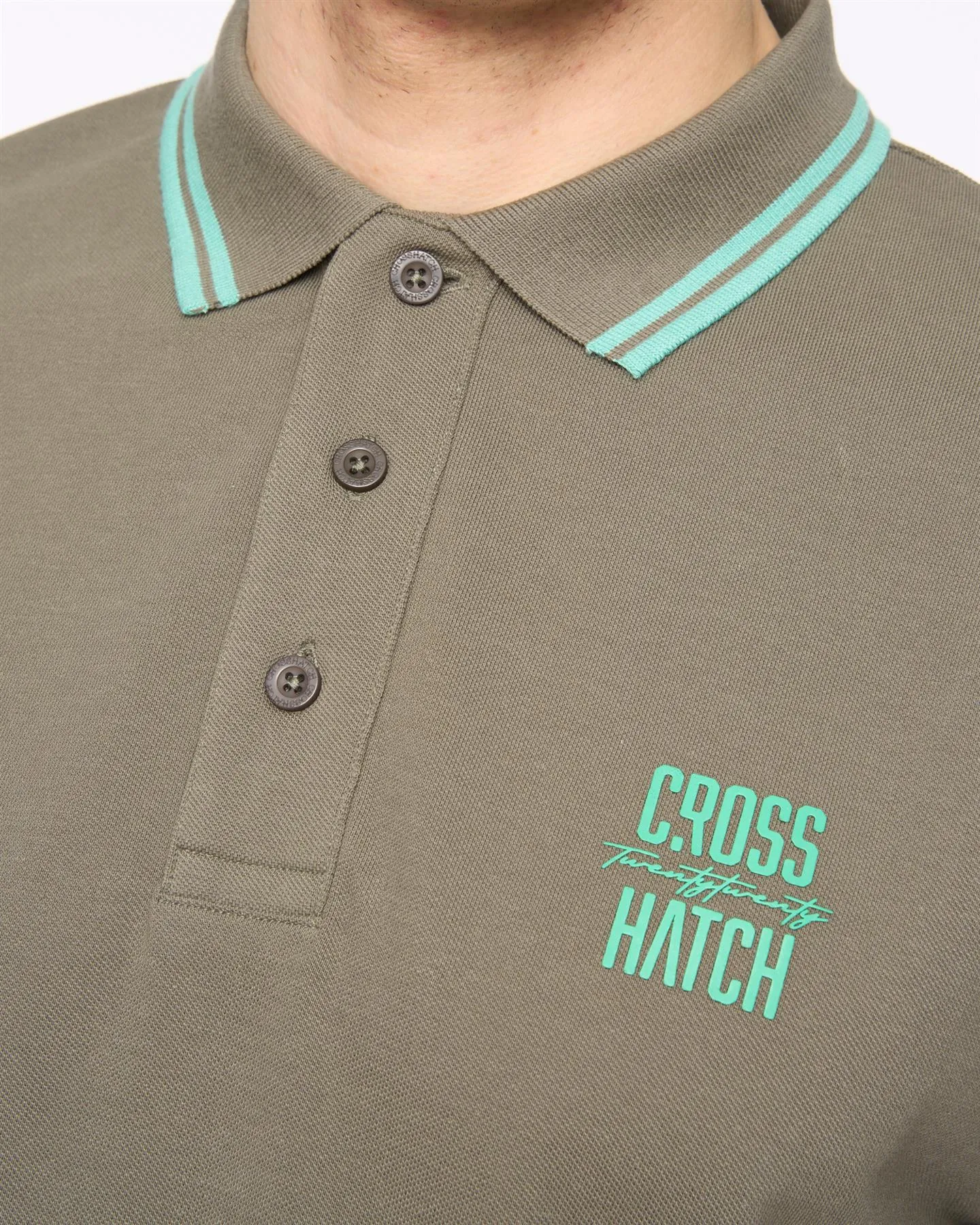 Mens Changra Polo Dark Sage sold by Brand Corner product image thumbnail 5