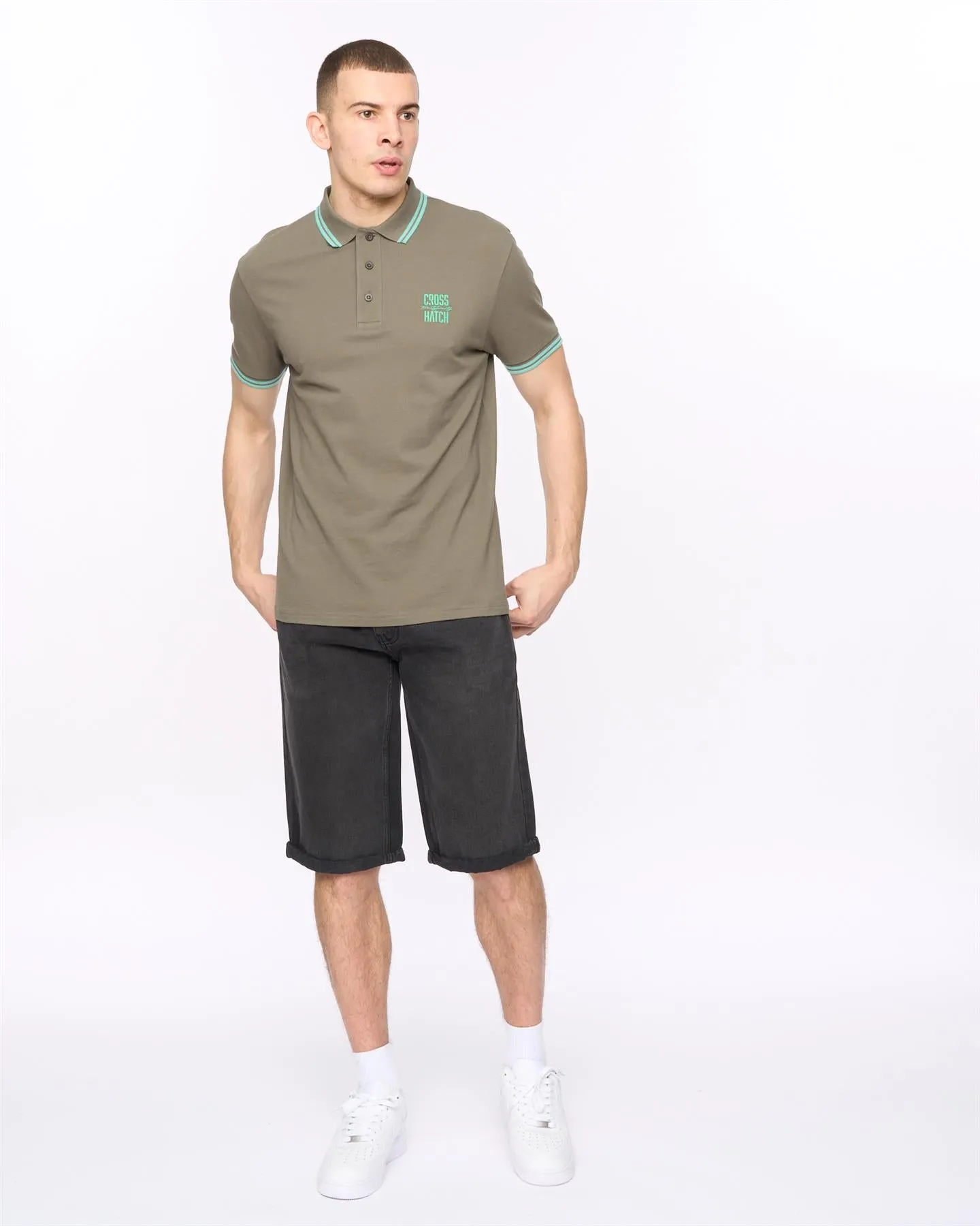 Mens Changra Polo Dark Sage sold by Brand Corner product image thumbnail 3