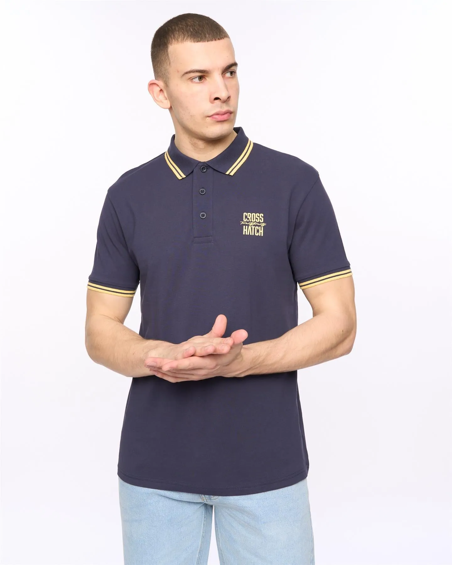 Mens Changra Polo Blue Night sold by Brand Corner product image thumbnail 2