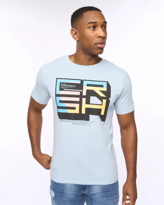 Mens Boxvibe T-Shirt Sky Blue sold by Brand Corner