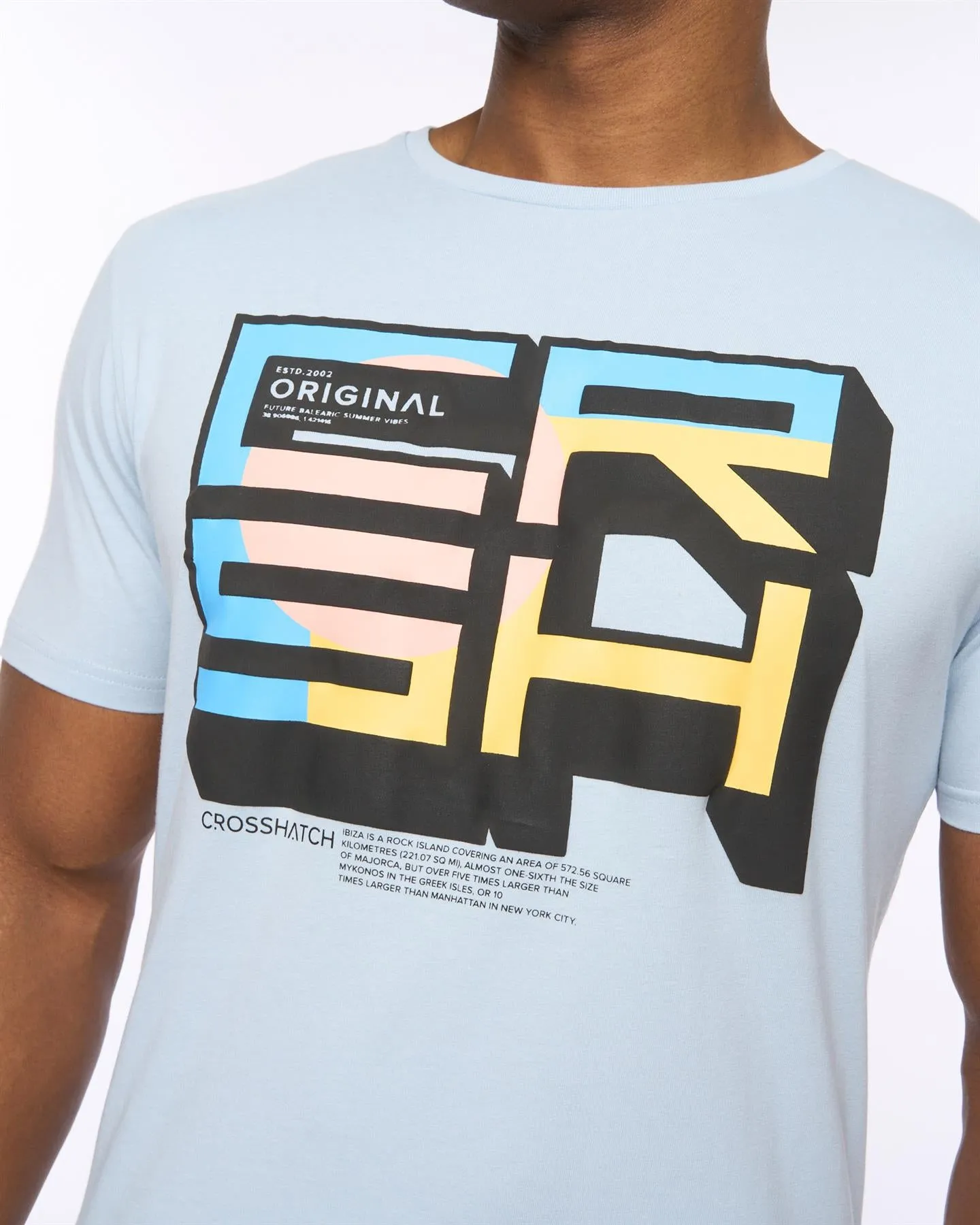 Mens Boxvibe T-Shirt Sky Blue sold by Brand Corner product image thumbnail 5