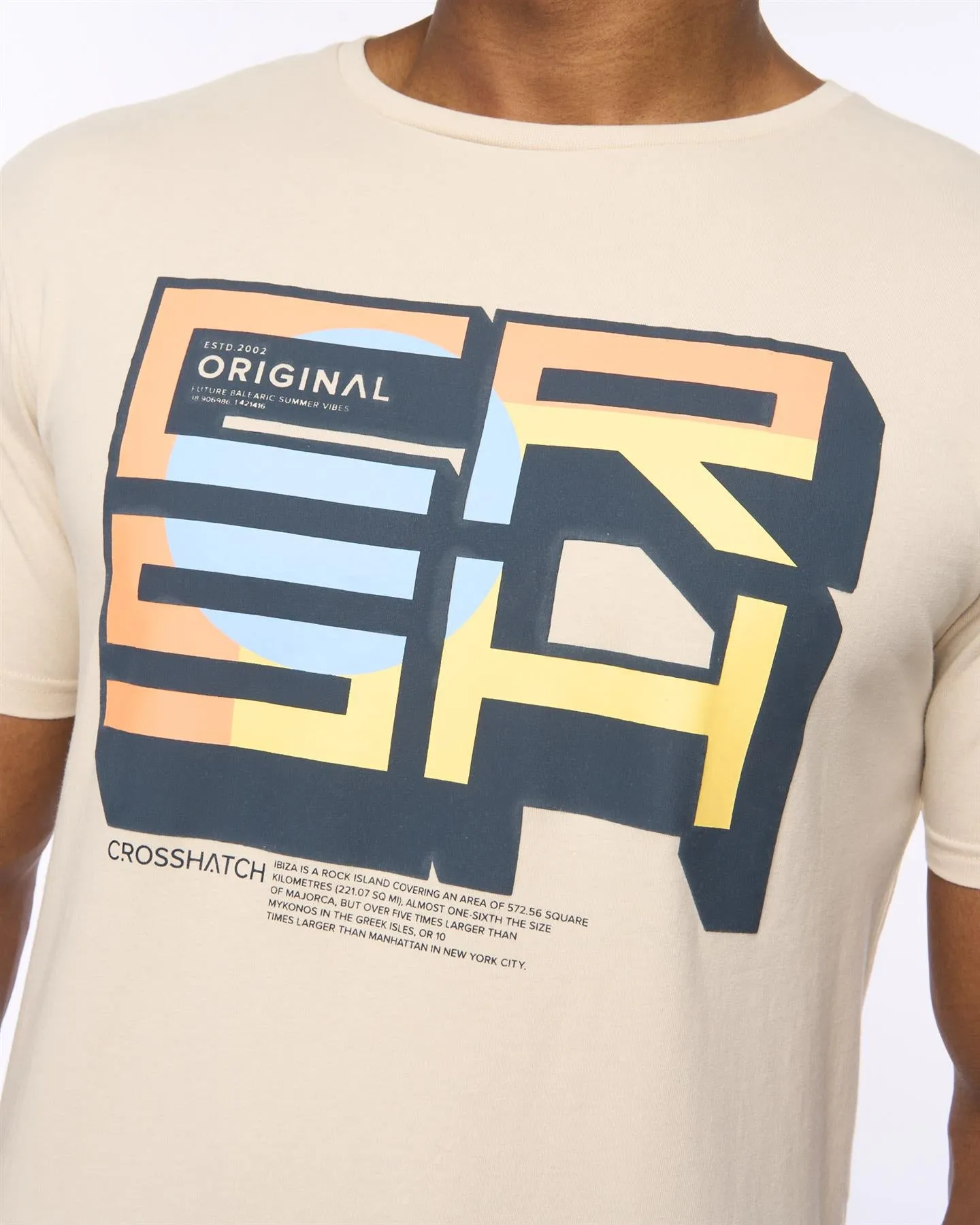 Mens Boxvibe T-Shirt Light Stone sold by Brand Corner product image thumbnail 5