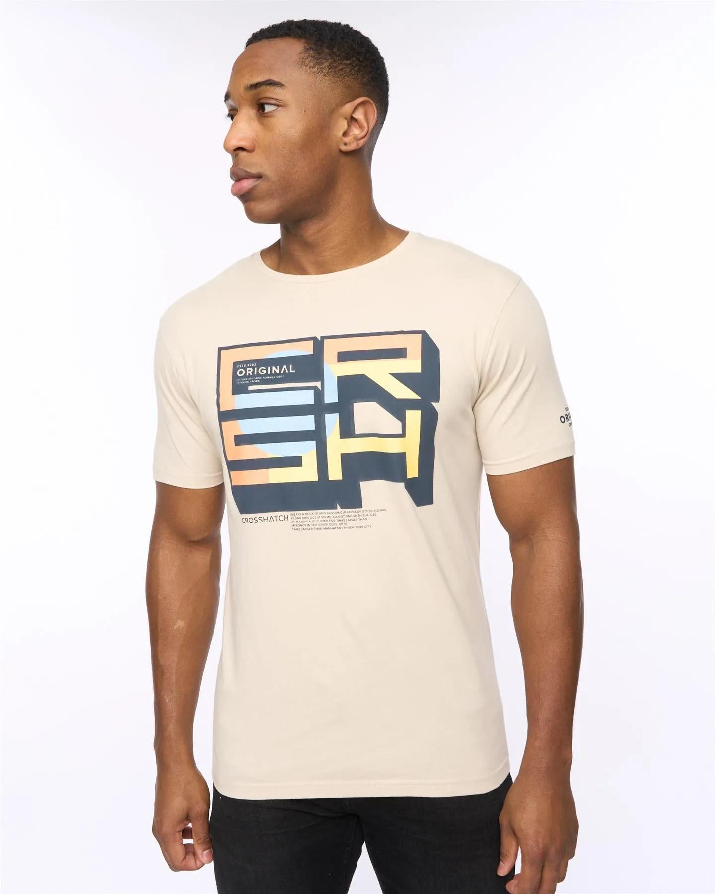 Mens Boxvibe T-Shirt Light Stone sold by Brand Corner product image thumbnail 2