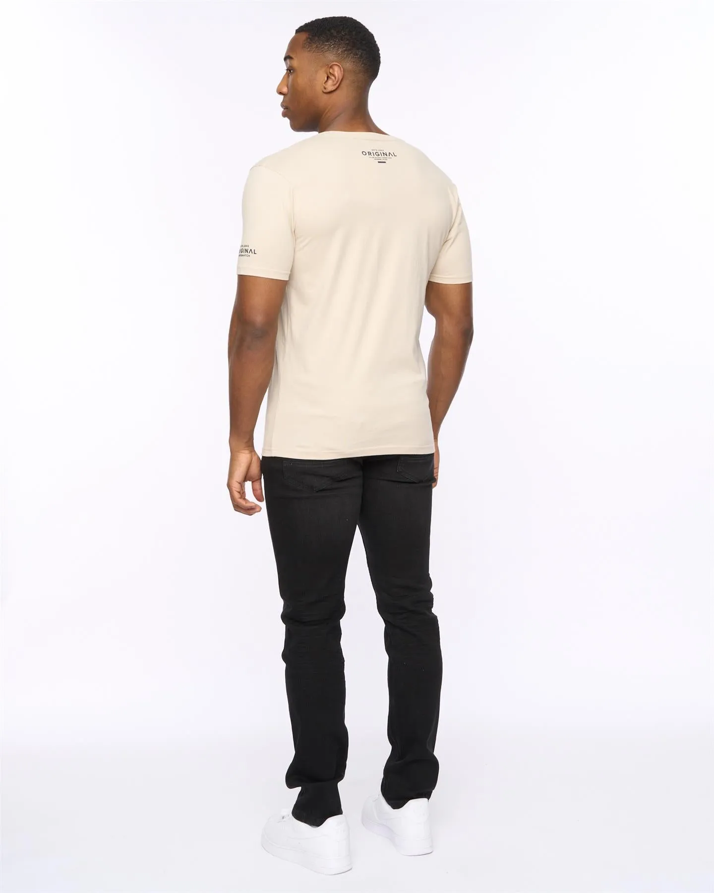 Mens Boxvibe T-Shirt Light Stone sold by Brand Corner product image thumbnail 4