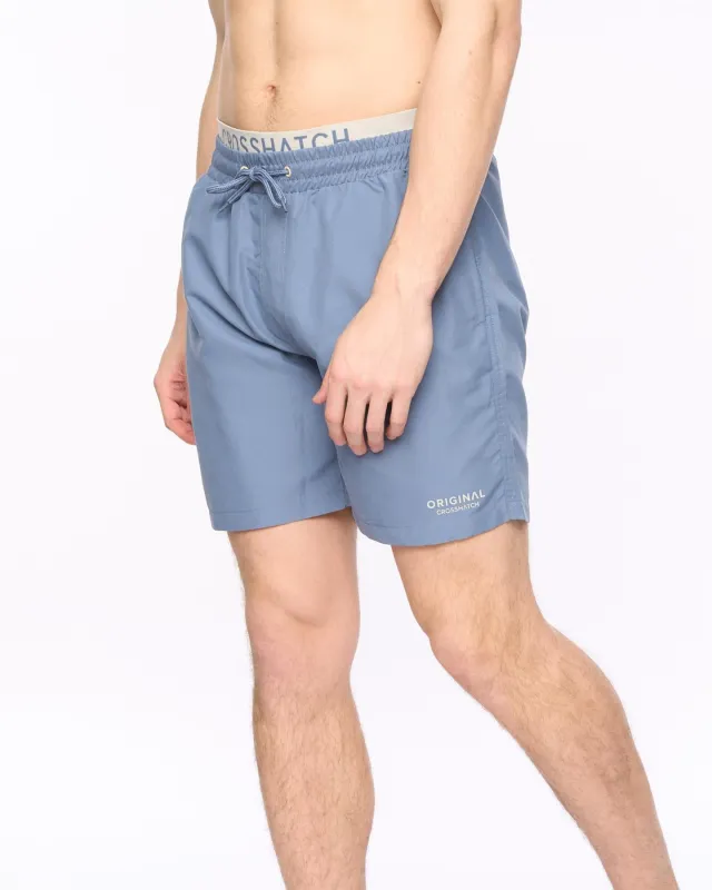Mens Rembrants Swim Shorts Navy made by Brand Corner