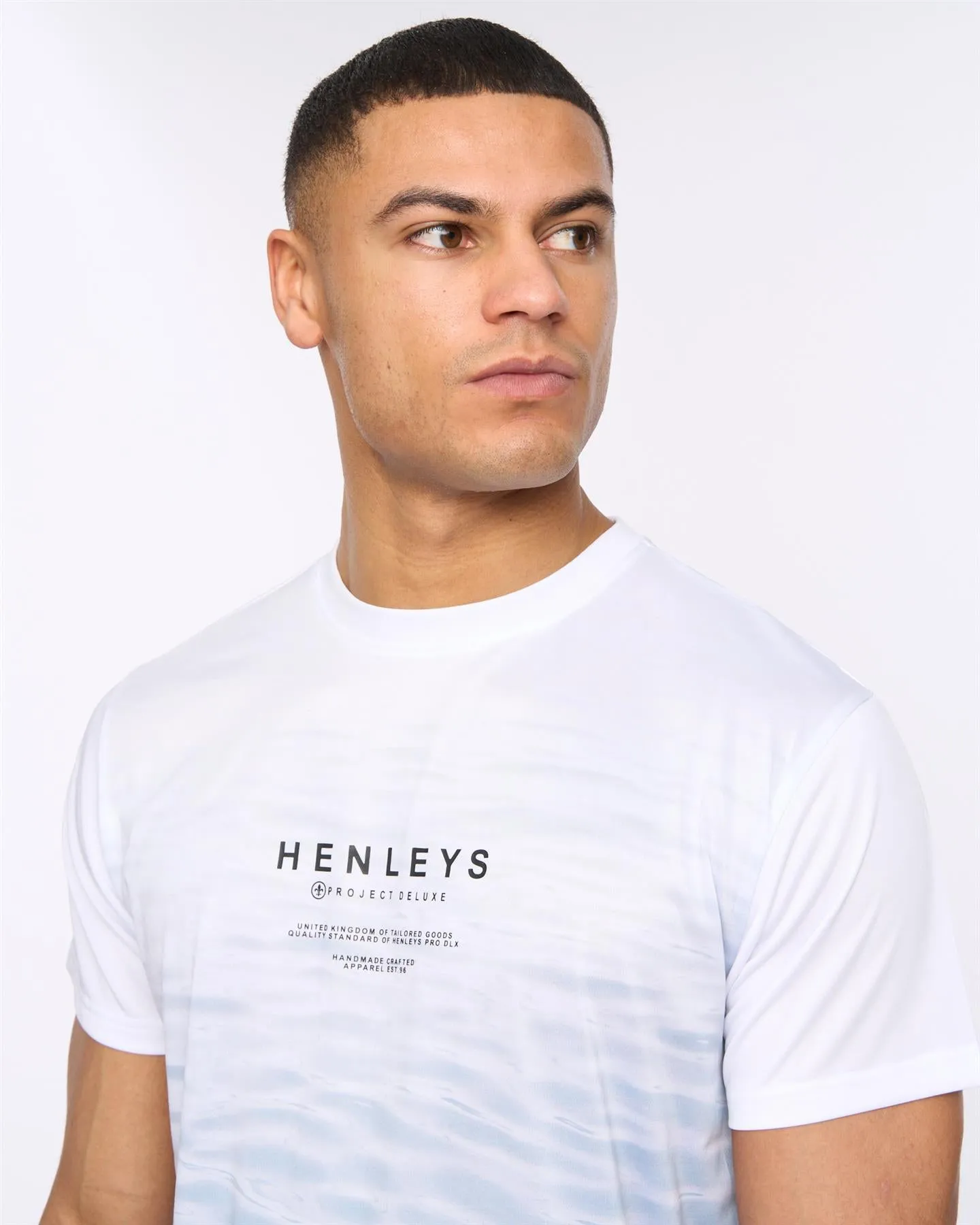 Mens Henpool T-Shirt Denim Blue sold by Brand Corner product image thumbnail 4