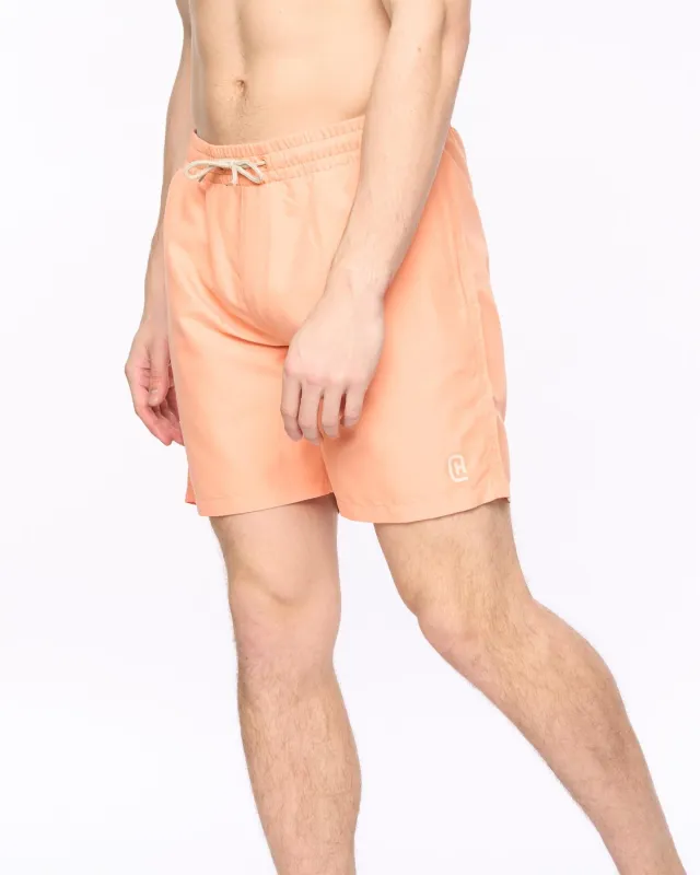 Mens Wabasso Swim Shorts Coral made by Brand Corner