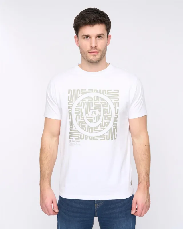 Mens Pixalate T-Shirt White sold by Brand Corner