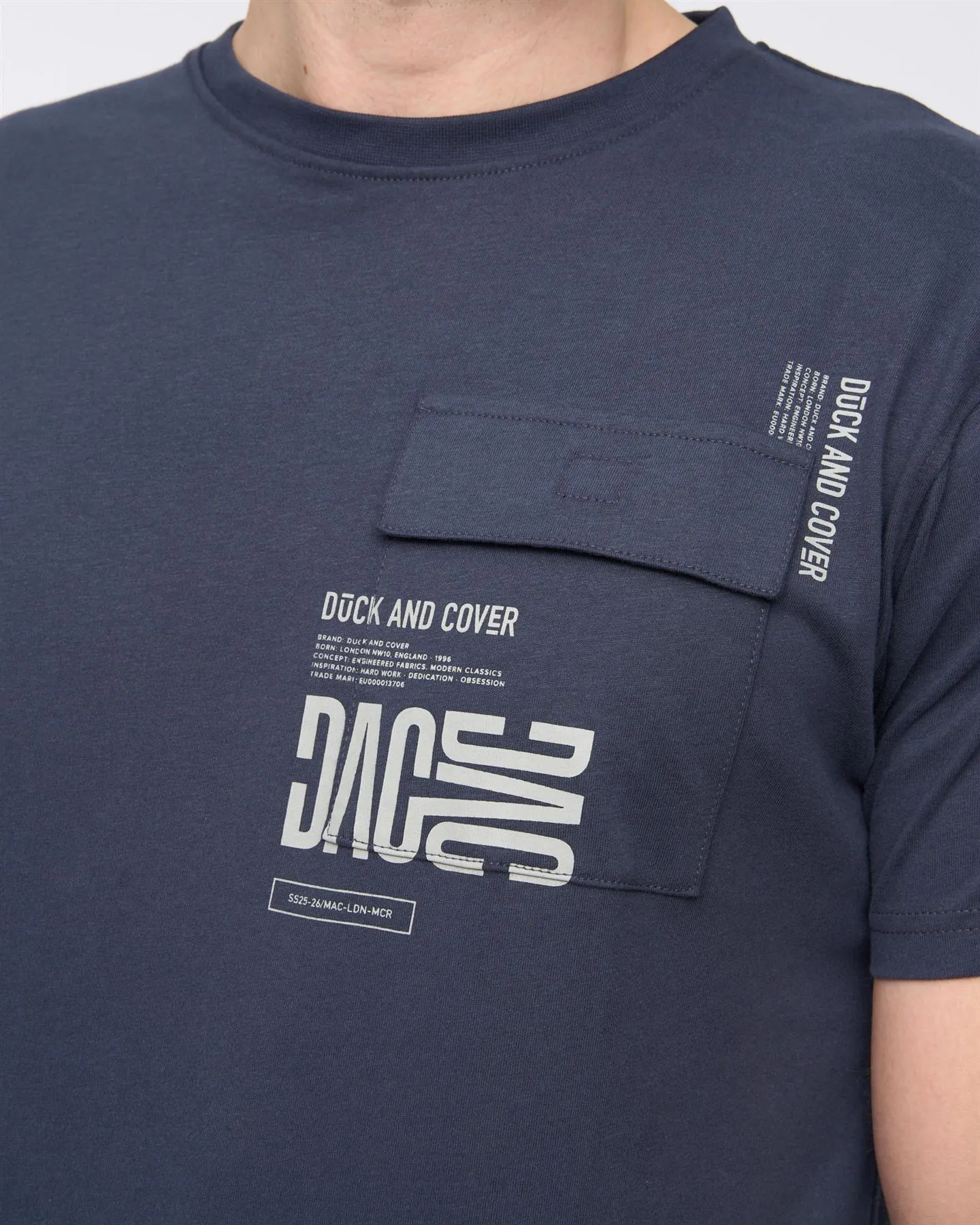 Mens Trentflax T-Shirt Dark Navy sold by Brand Corner product image thumbnail 5