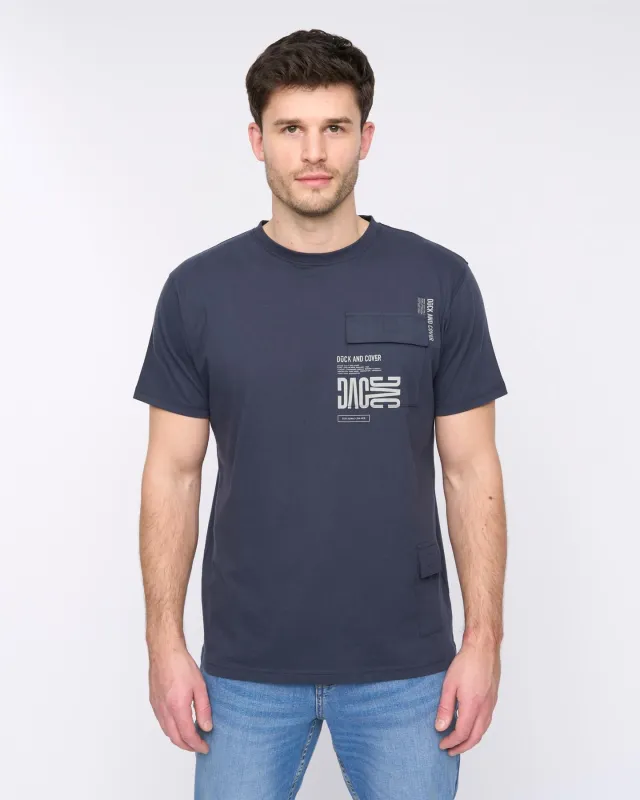 Mens Trentflax T-Shirt Dark Navy sold by Brand Corner