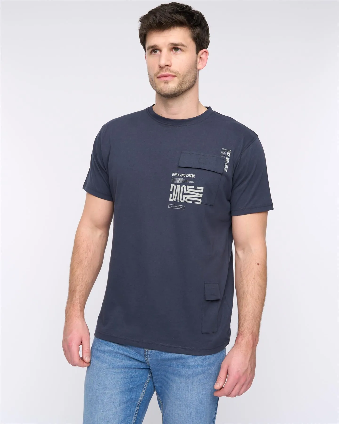 Mens Trentflax T-Shirt Dark Navy sold by Brand Corner product image thumbnail 2