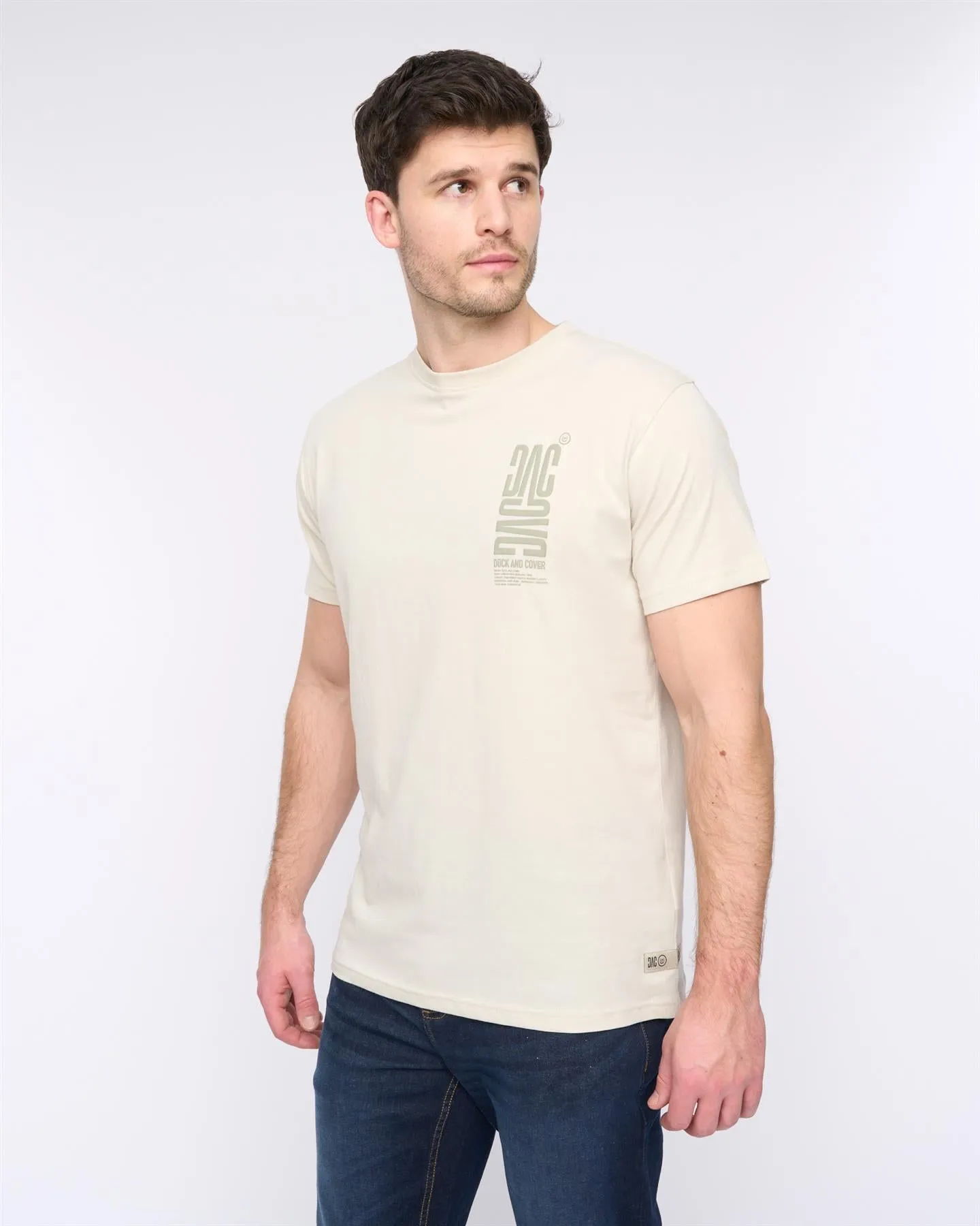 Mens Tremake T-Shirt Pebble sold by Brand Corner product image thumbnail 2