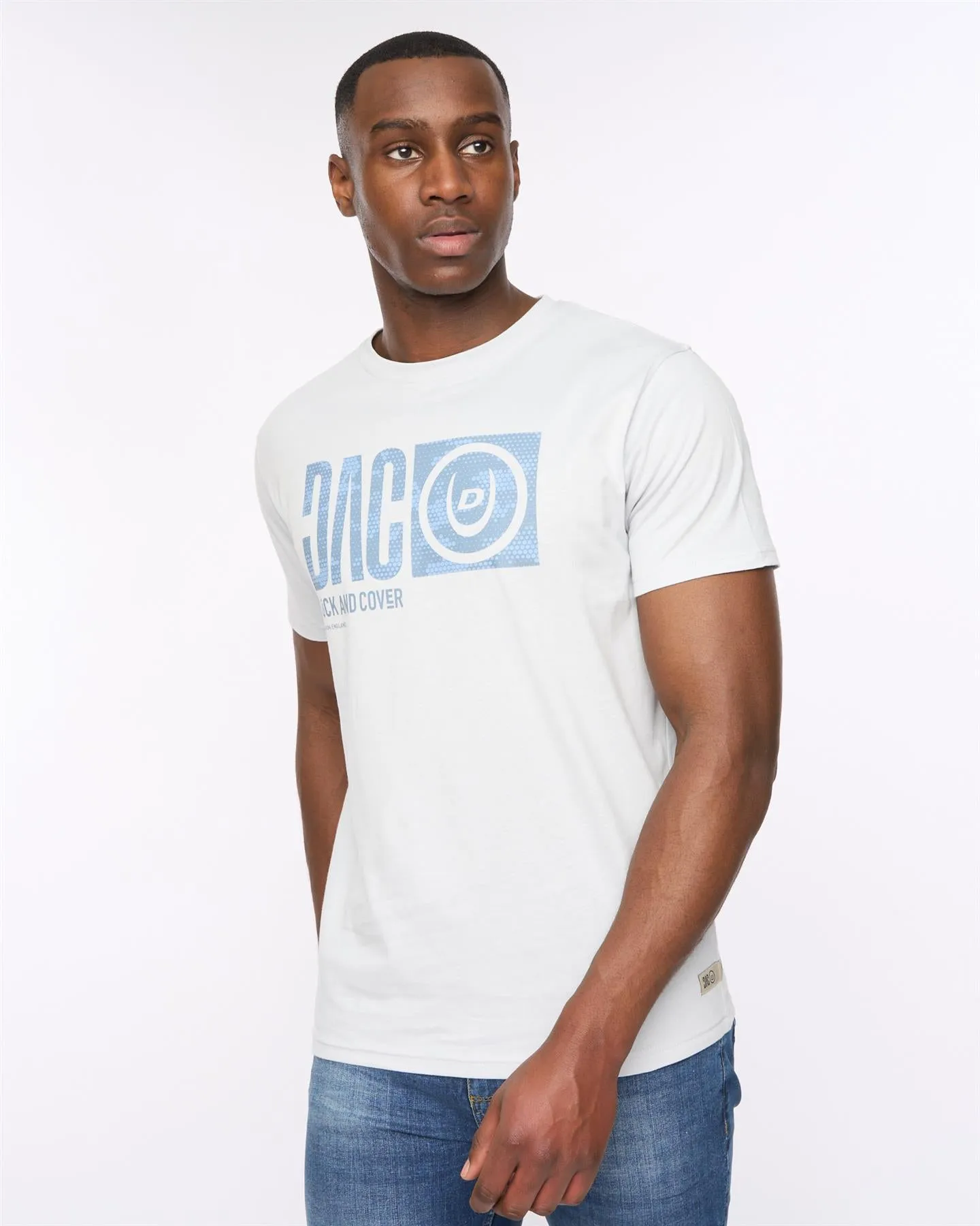 Mens Hexocamo T-Shirt Light Blue sold by Brand Corner product image thumbnail 3