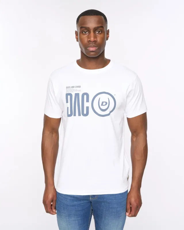 Mens Dacstee T-Shirt White sold by Brand Corner