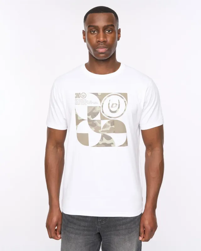 Mens Camshapes T-Shirt White sold by Brand Corner
