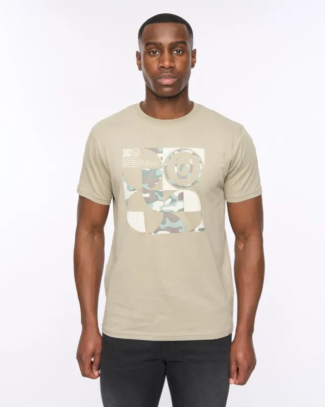 Mens Camshapes T-Shirt Sage sold by Brand Corner